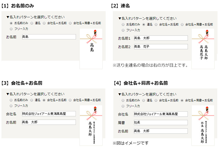 包装について