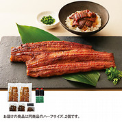 炭焼うな富士 うな丼二人前セット 肝焼き付き