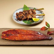 愛知三河一色産長蒲焼と肝串焼詰合せ(長蒲焼2本入)