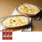 自宅用海老のマカロニグラタン＆海老のドリアセット