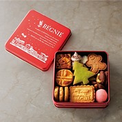 レニエ オリジナルクリスマスクッキー缶