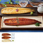 メスうなぎ「艶鰻(えんまん)」愛知三河一色産紅白長蒲・長白焼詰合せ(蒲焼2本・白焼1本)