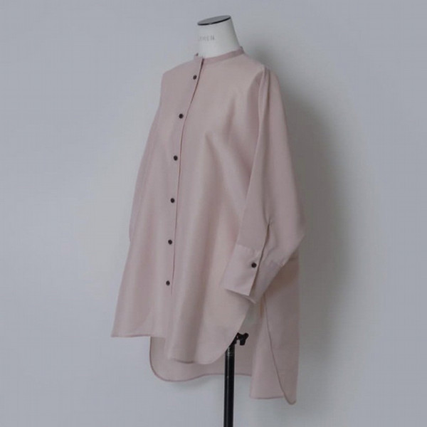 BAND COLLAR SHEER SHIRT - ジェイアール名古屋タカシマヤオンライン