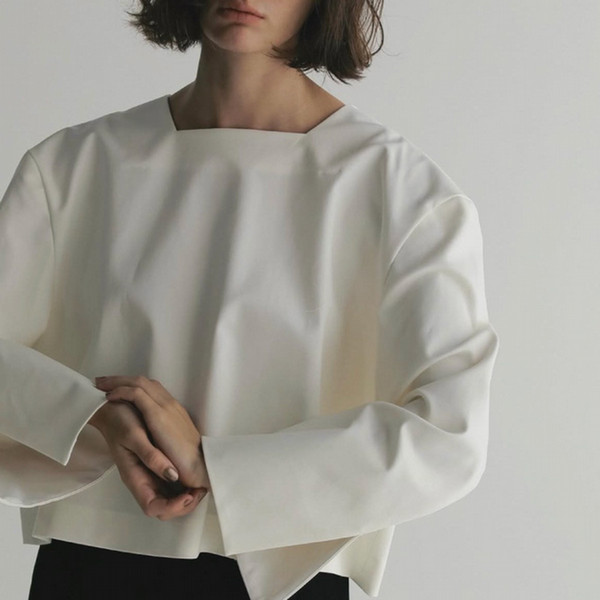 BACK SLIT COMBI BLOUSE - ジェイアール名古屋タカシマヤオンライン