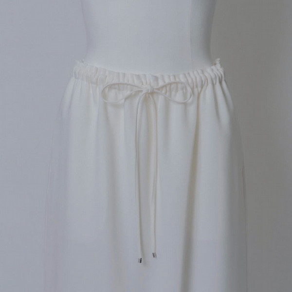 ローヘン　LOHEN スカートパンツ　ホワイト STRING STRAIGHT SKIRT - ジェイアール名古屋タカシマヤオンライン