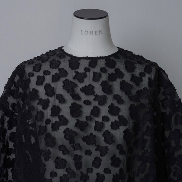 【新品】LOHEN★ SHEER JACQUARD DOLMAN BLOUSE SHEER JACQUARD CROPPED BLOUSE - ジェイアール名古屋タカシマヤ