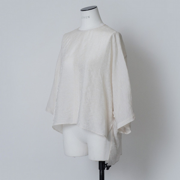 トップス LOHEN SHEER JACQUARD DOLMAN BLOUSE SAX SHEER JACQUARD DOLMAN BLOUSE - ジェイアール名古屋タカシマヤ