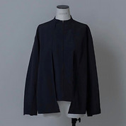 BOTTLE NECK LAYERED BLOUSON