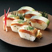 鯖棒すしと 金目鯛あぶりすし