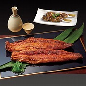 愛知三河一色産 うなぎ長蒲焼・肝串焼セット