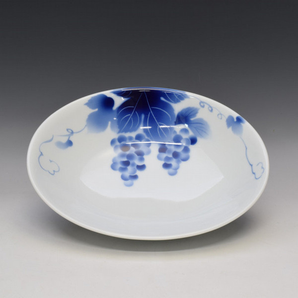 ブルーワイナリー 楕円盛鉢 - ジェイアール名古屋タカシマヤ